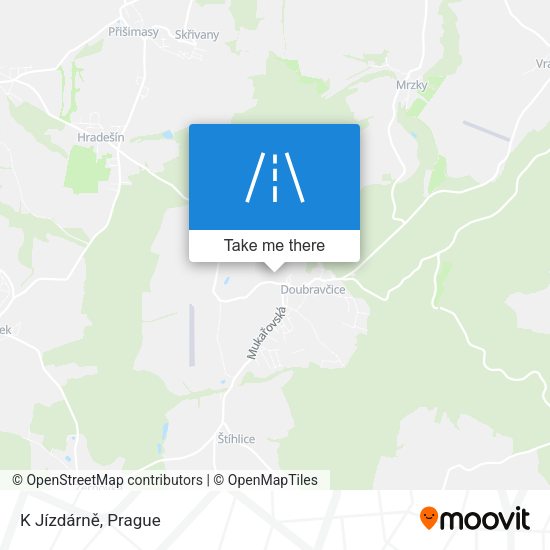 K Jízdárně map
