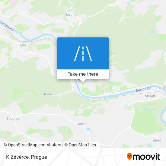 Карта K Závěrce