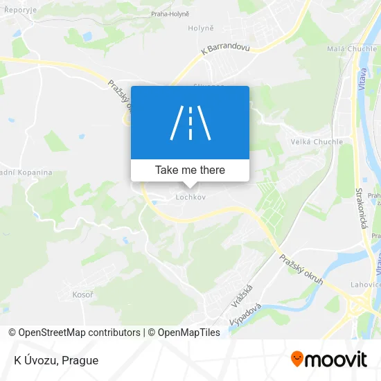 Карта K Úvozu