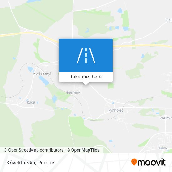Křivoklátská map