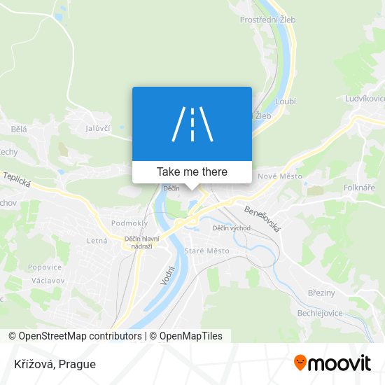 Křížová map
