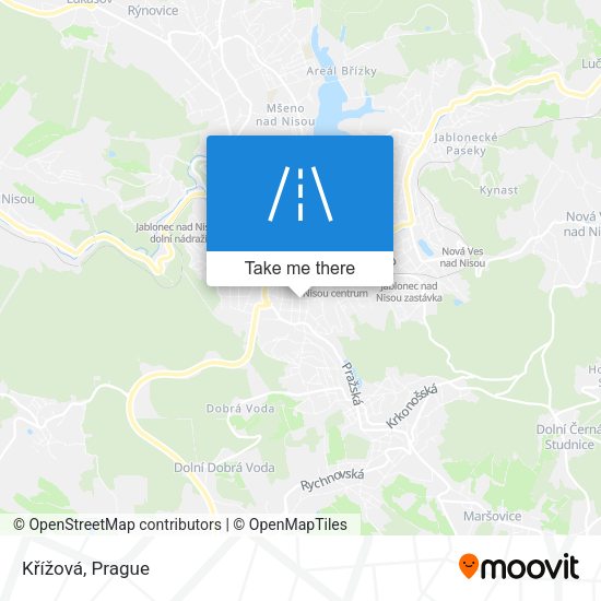 Křížová map