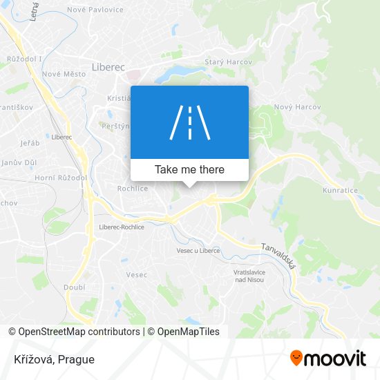 Křížová map