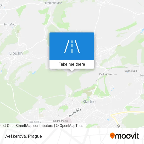 Карта Aeškerova