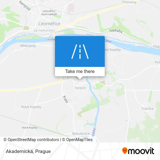 Карта Akademická