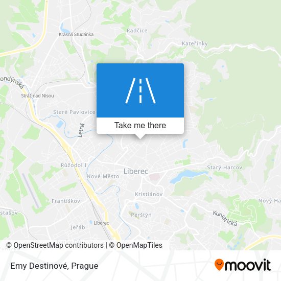 Emy Destinové map