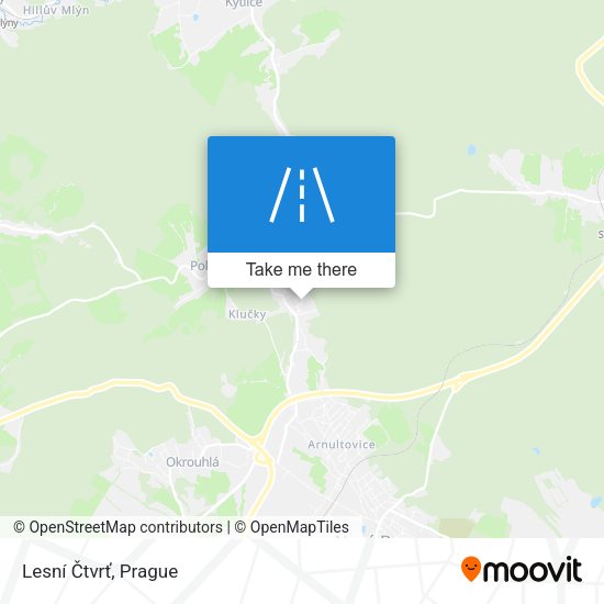 Lesní Čtvrť map