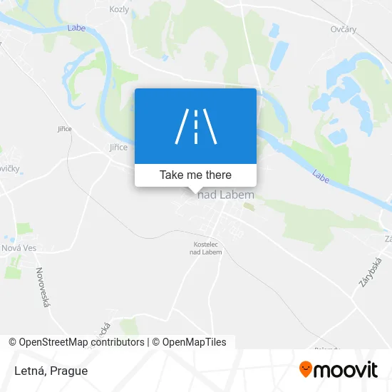 Карта Letná