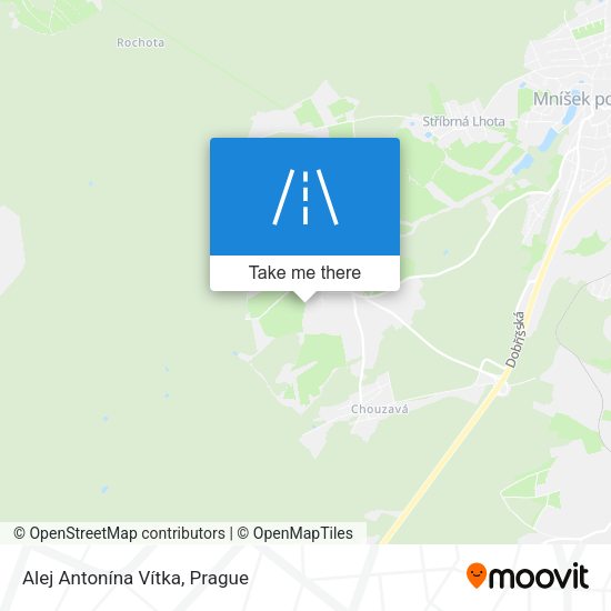 Alej Antonína Vítka map
