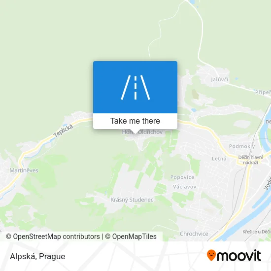 Карта Alpská