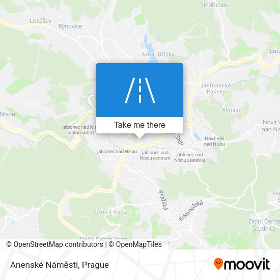 Anenské Náměstí map