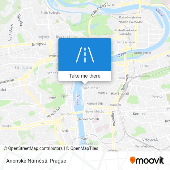 Anenské Náměstí map