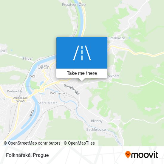 Folknářská map