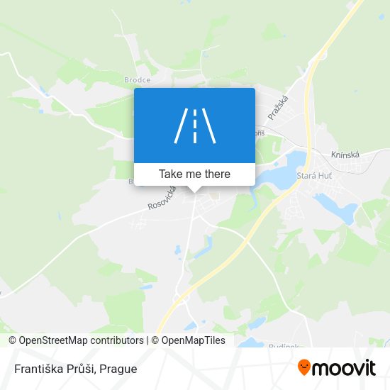 Františka Průši map