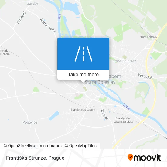 Карта Františka Strunze