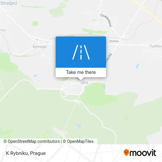 Карта K Rybníku