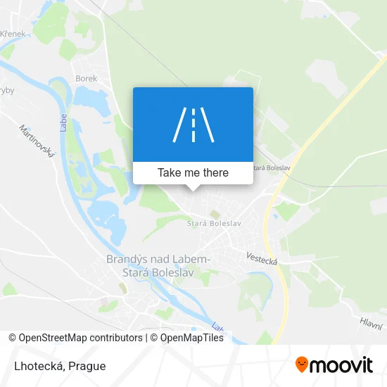 Карта Lhotecká