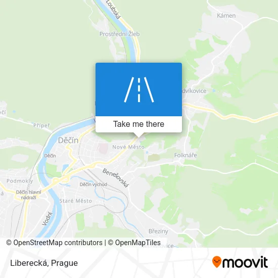 Карта Liberecká