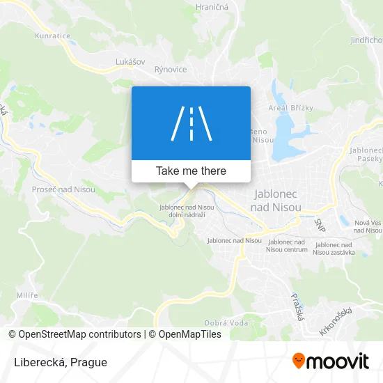 Карта Liberecká