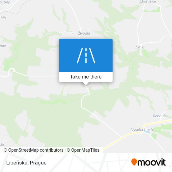 Карта Libeňská