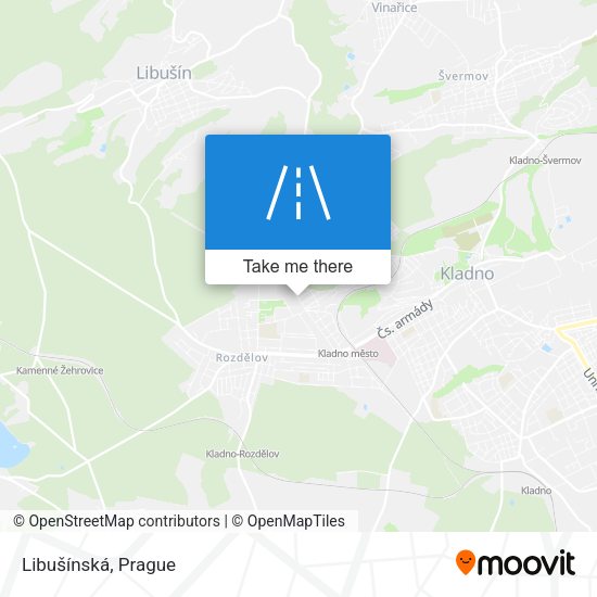 Libušínská map