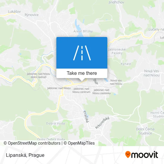 Карта Lipanská