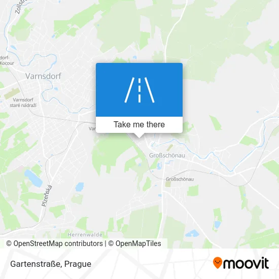 Карта Gartenstraße
