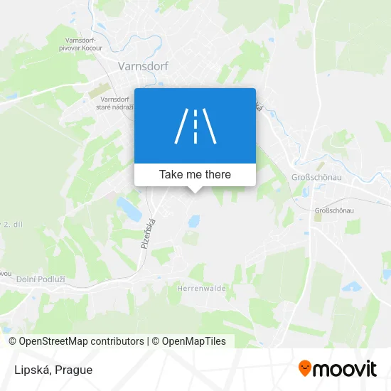 Карта Lipská