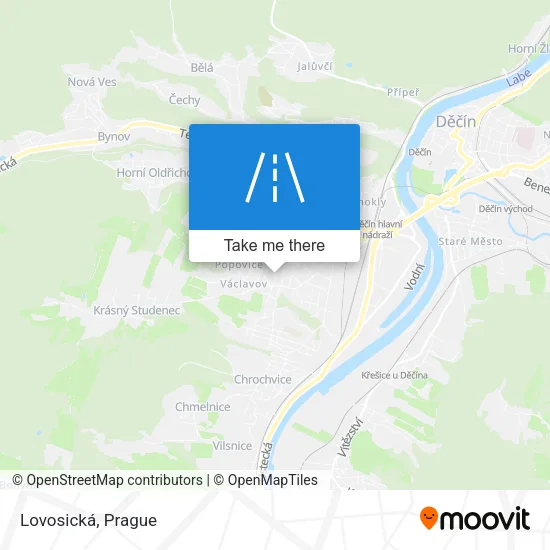 Карта Lovosická