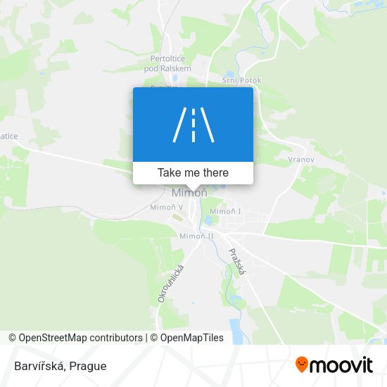 Barvířská map