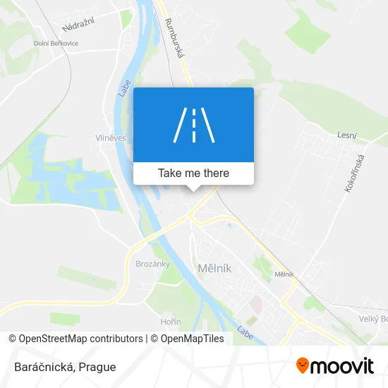 Карта Baráčnická