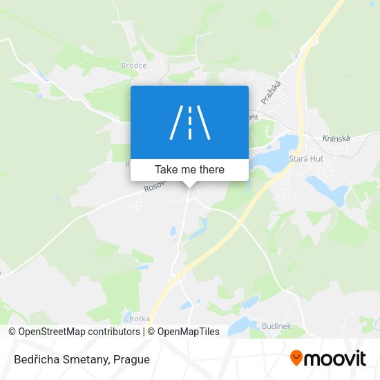 Bedřicha Smetany map