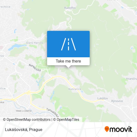 Lukášovská map