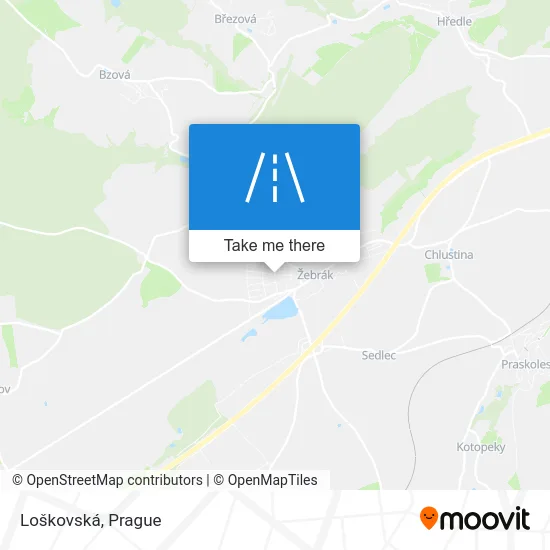 Карта Loškovská