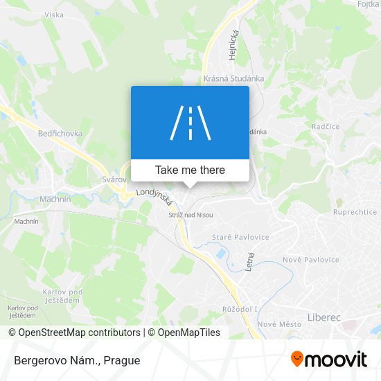 Bergerovo Nám. map