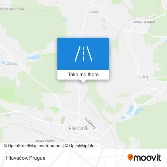 Карта Hlavačov