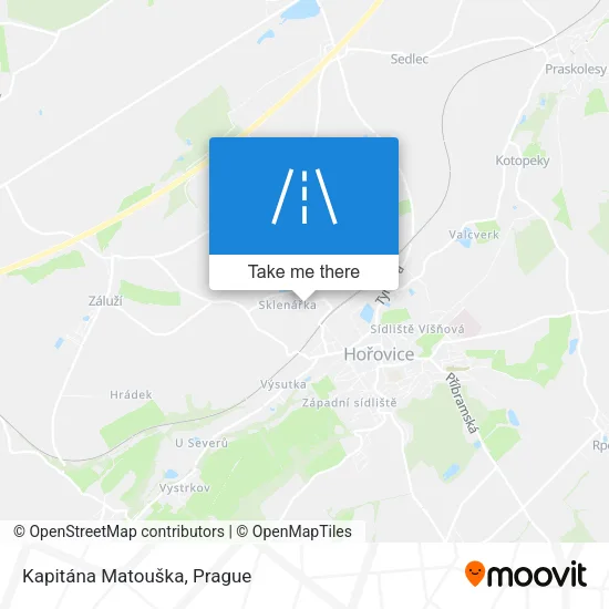 Карта Kapitána Matouška
