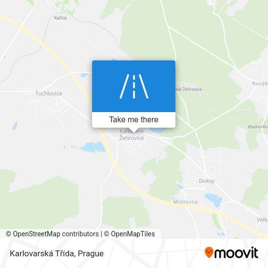 Karlovarská Třída map