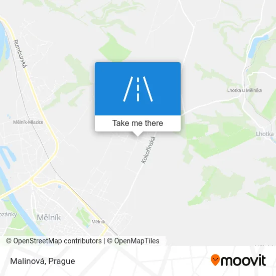 Карта Malinová