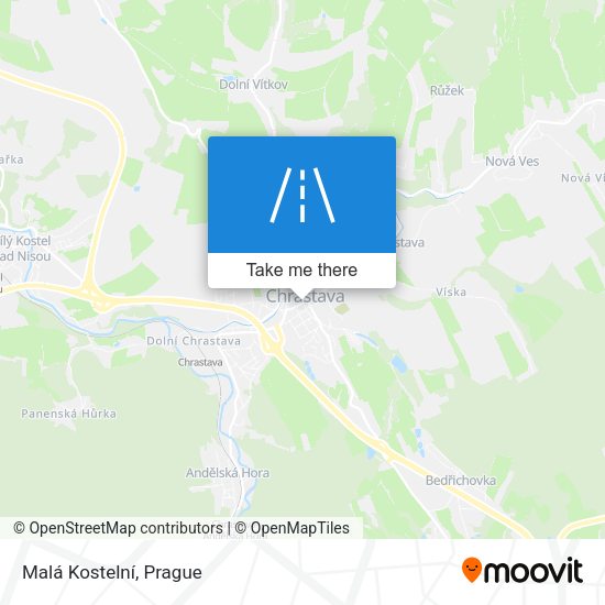 Malá Kostelní map