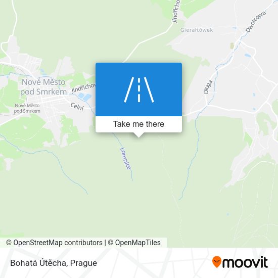 Bohatá Útěcha map