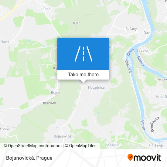 Карта Bojanovická