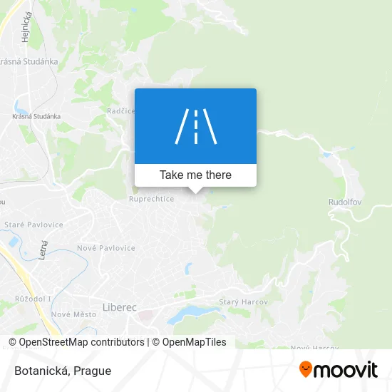 Карта Botanická