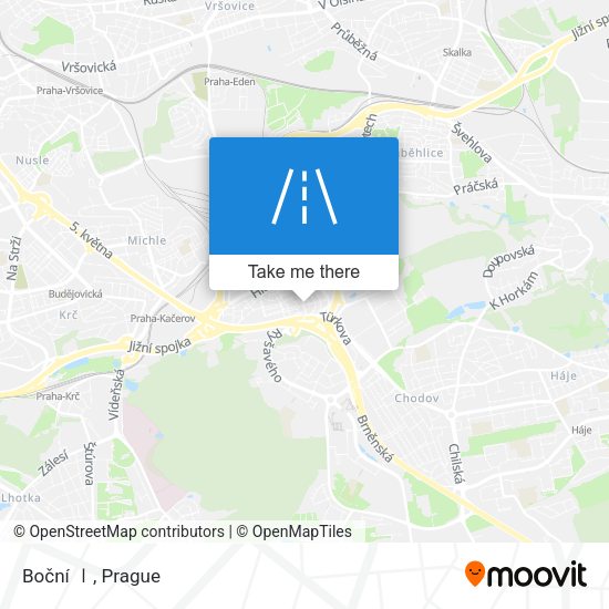 Boční Ⅰ map