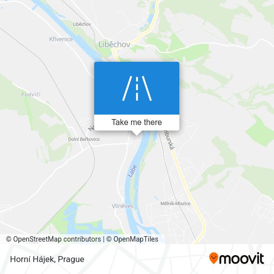 Horní Hájek map
