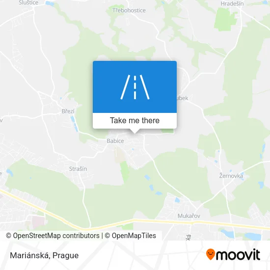 Карта Mariánská