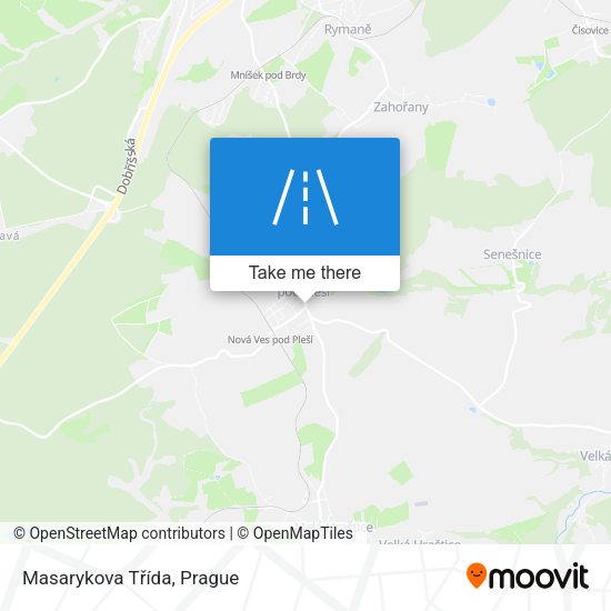 Masarykova Třída map