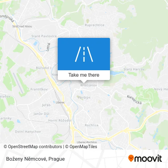 Карта Boženy Němcové
