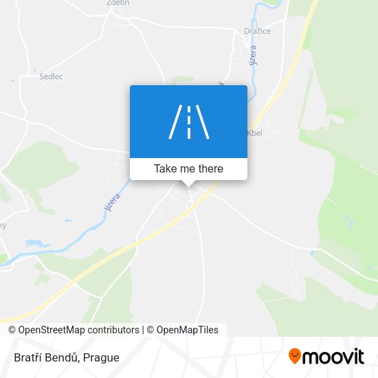 Bratří Bendů map