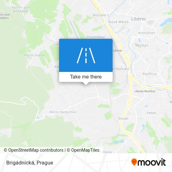 Карта Brigádnická